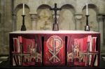 Altar In Winchester Cathedral Stock Photo