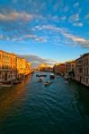 Venice Italy Grand Canal View Stock Photo