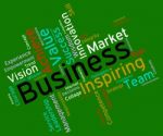 Business Words Means Importing Selling And Export Stock Photo