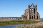 Whitby Abbey In North Yorkshire Stock Photo