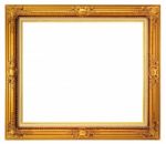 Gold Frame Stock Photo