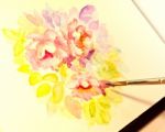 Watercolour Painting Stock Photo