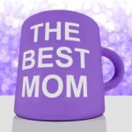 The Best Mom Mug Stock Photo