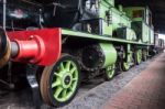 Close-up O1 Class Steam Locomotive Stock Photo