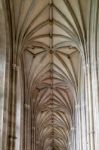 Interior View Of Canterbury Cathedral Stock Photo