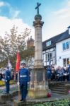 Memorial Service On Remembrance Sunday In East Grinstead Stock Photo