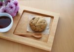 Morning Coffee Cup And Cookie Stock Photo