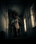 3d Illustration Of Ghost Woman In Haunted House Stock Photo