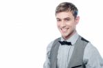 Handsome Young Smiling Guy Stock Photo