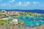 Hotels In St Joan Island Stock Photo