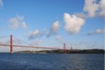 25th April Bridge In Lisbon, Portugal Stock Photo