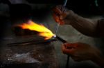 Local Glass Making Stock Photo