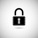 Lock Icon Stock Photo