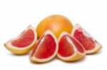 Fresh And Healthy Grapefruit Stock Photo