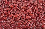 Red Bean Pattern As Background Stock Photo