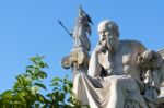 Classic Statue Socrates Stock Photo