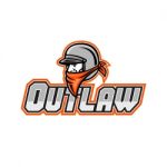 Outlaw Biker Mascot Stock Photo