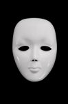 White Mask Stock Photo