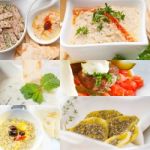 Middle East Food Collage Stock Photo