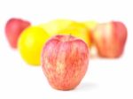 Apple And Fruit Mix Stock Photo