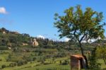 San Biagio Church Tuscany Stock Photo