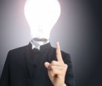 Idea Business Man Stock Photo