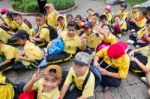 Primary Students Visit The Zoo, In The Jul 27, 2016. Bangkok Thailand Stock Photo