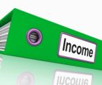 File With Income Word Stock Photo