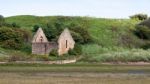 Alnmouth Northumberland/uk - August 14 : Ruins Of Mortuary Chape Stock Photo