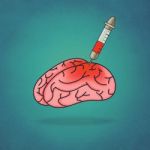 Brain Injection Stock Photo