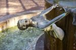 Waterfall Fountain By Antony Donaldson Stock Photo