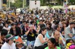 Bangkok - November 11, 2013 : Anti-government Protesters At The Stock Photo