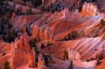 Winter Sunrise Lighting Up Bryce Canyon Stock Photo