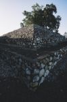 Large Stone Structure Landmark In Ipswich, Queensland Stock Photo