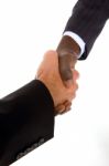 Businessmen Shaking Hands Stock Photo