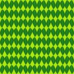 Green Leaf Seamless Pattern Flat Style Stock Photo