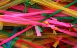 Strips Of Different Colored Fabric Ribbons Decorate A Bodhi Tree Stock Photo