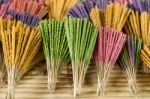 Aromatic Incense Sticks Drying On The Sun Stock Photo