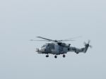 Royal Navy Black Cat Helicopter Display Team Stock Photo