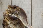 Dried Fish For Cooking Stock Photo