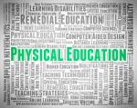 Physical Education Means University College And Gymnastics Stock Photo