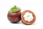 Mangosteen Stock Photo