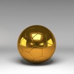 3d Soccer Ball Isolated White Background Stock Photo