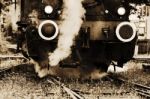 Steam Locomotive Stock Photo