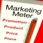 Marketing Meter Stock Photo