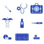 Medical Icons Stock Photo