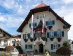 Town Hall Building In St. Gilgen Stock Photo