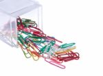 Paper Clips Stock Photo