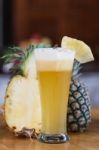 Pineapple Juice Stock Photo