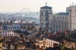 Catherdral In The City Of Lyon Stock Photo